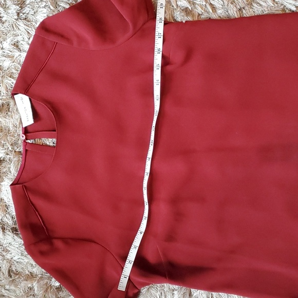 Babaton 1-01 Wilhelmina dress in red row - Picture 10 of 17